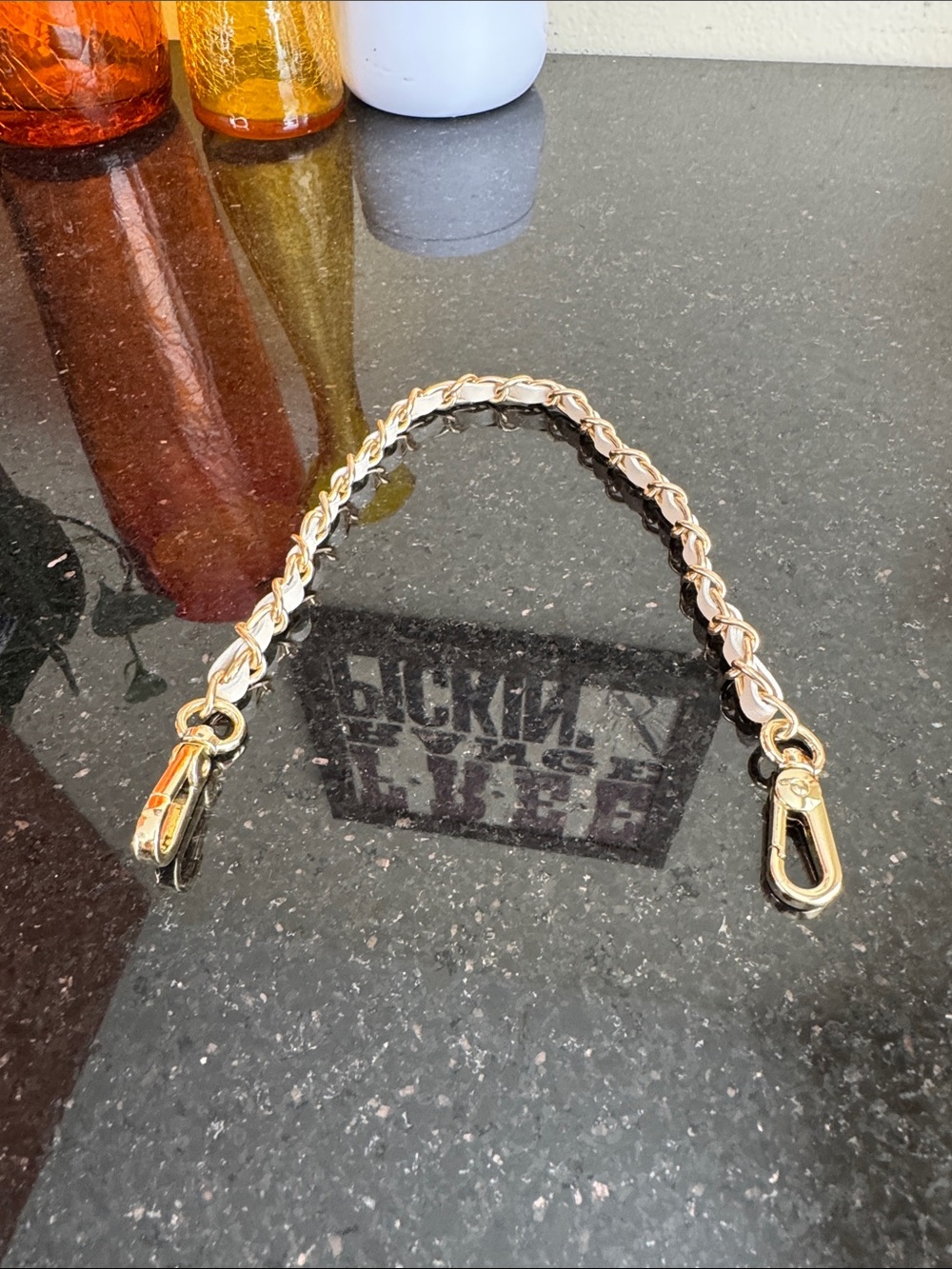 Gold Chain Bag Strap - Gold